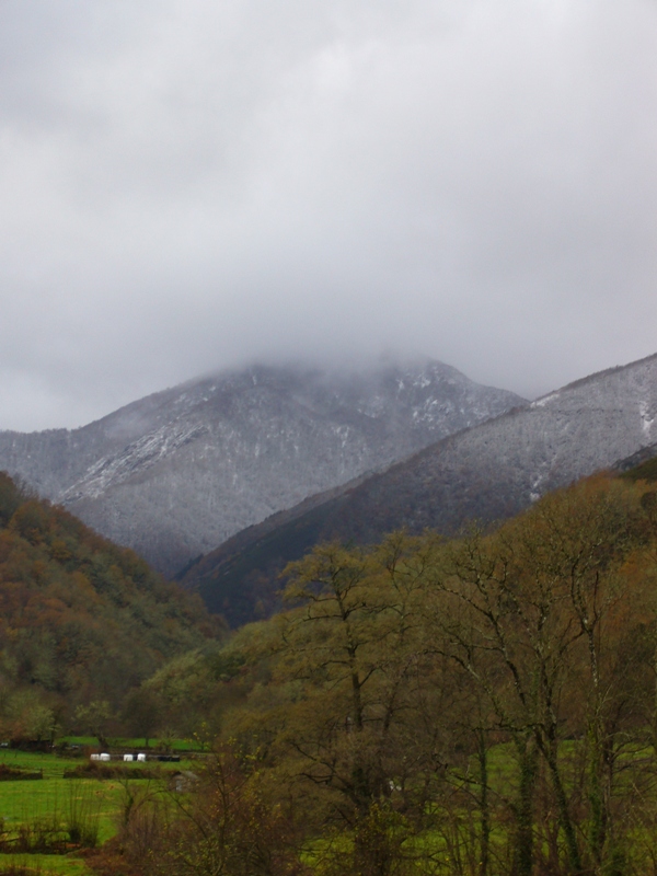 Connio nevado desde el Prau Huerto